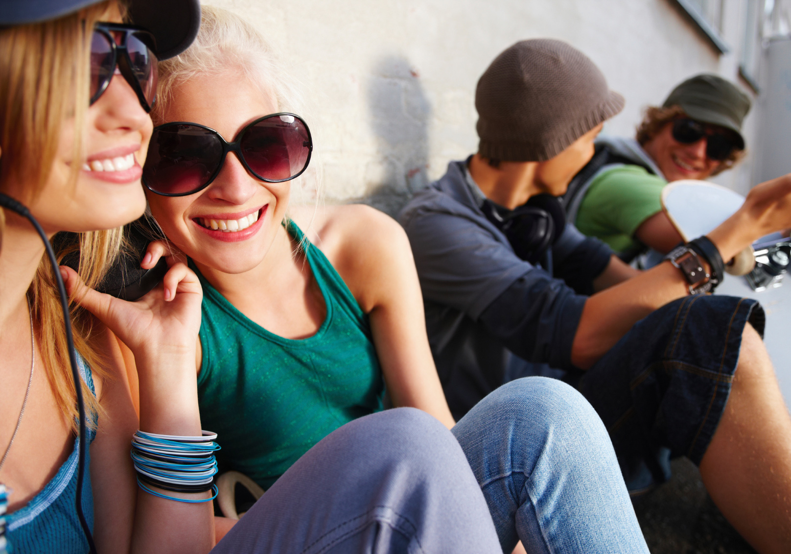 Gruppe von Teenagern Gruppe von Teenagern