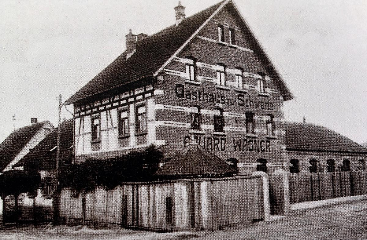 Altes "Gasthaus zur Schwane" (vor 1928)