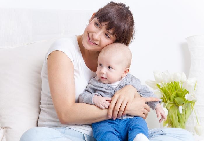 Mutter mit Baby