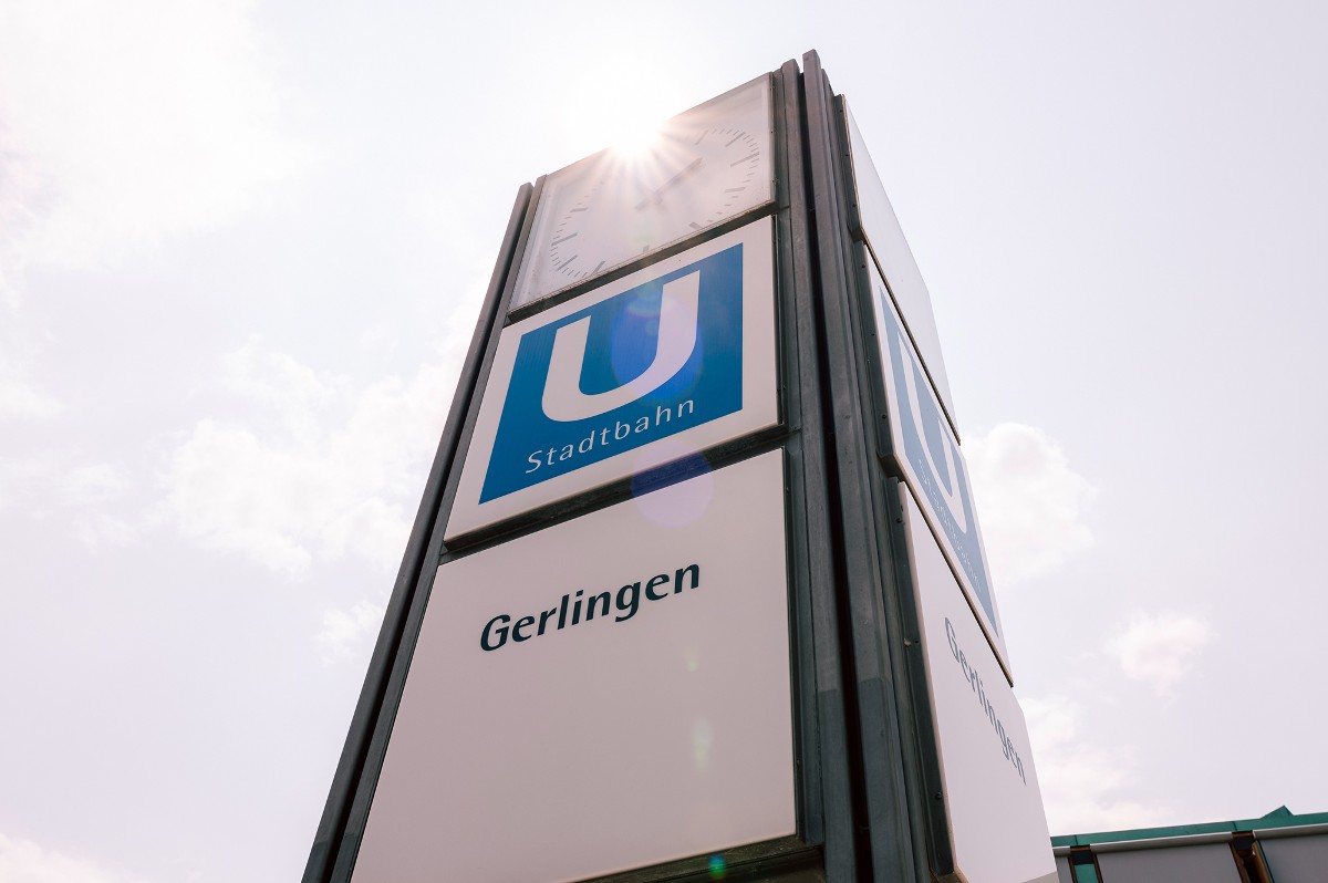 U-Bahn-Station in Gerlingen