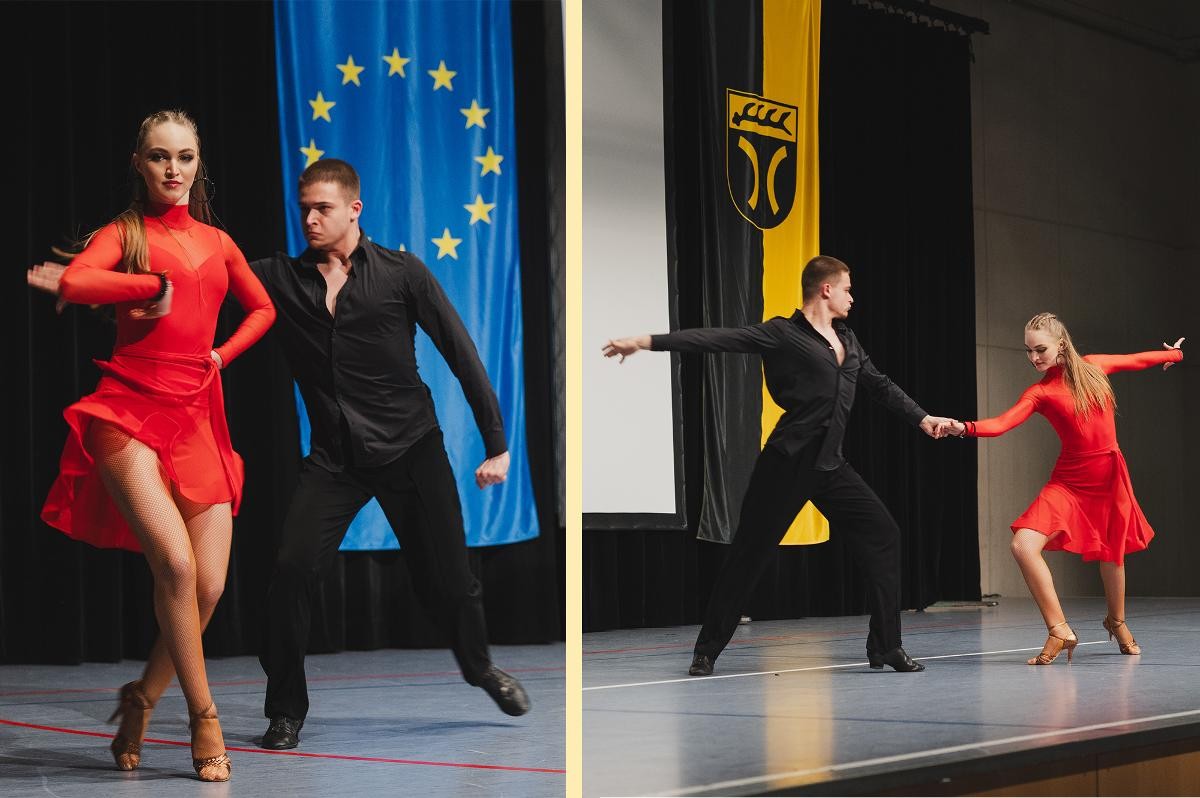 Tanzpaar Khrystina Shugurova und Vlad-Alexandru Visan