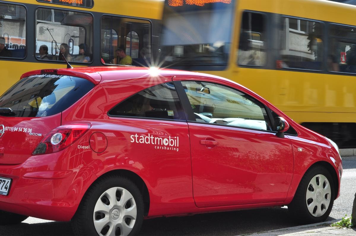 Fahrzeug von stadtmobil Stuttgart