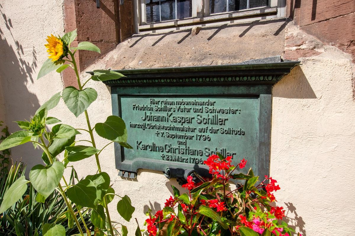 Grabstätte Johann Caspar und Karoline Christiane Schiller