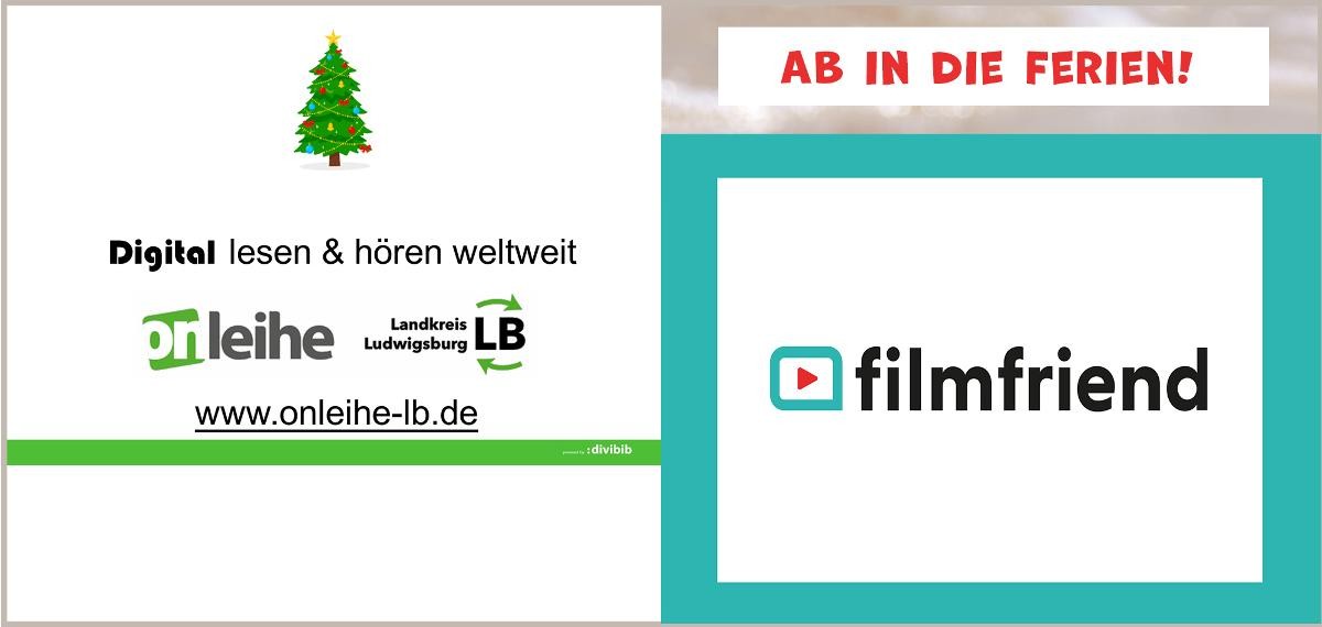 Werbung Onleihe und filmfriend