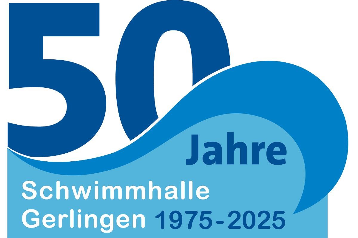 Logo Schwimmhalle Gerlingen Jubiläum