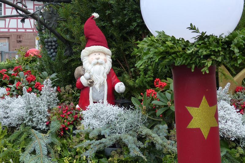 Weihnachtsschmuck mit Weihnachtsmann
