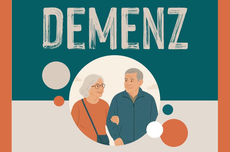 Zwei Personen auf Plakat Woche der Demenz