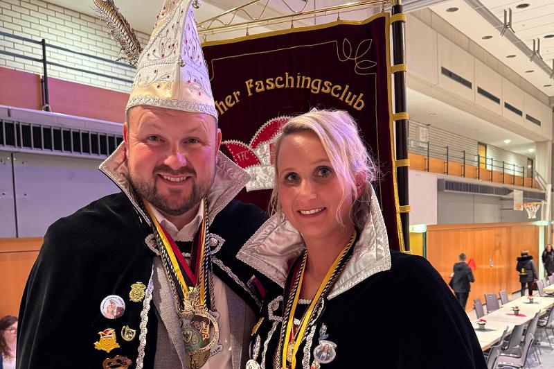 Amtierendes Prinzenpaar des FFC Gerlingen