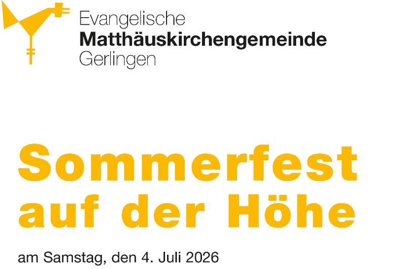 Plakat Sommerfest 4. Juli