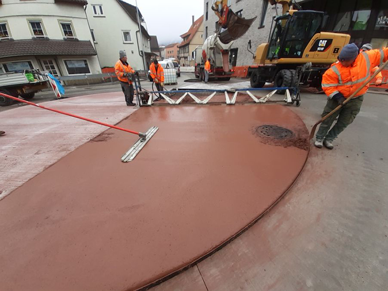 Baustelle Minkreisverkehr Lammkreuzung Baustelle Minkreisverkehr Lammkreuzung