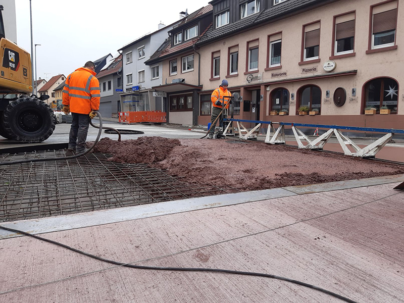 Baustelle Minkreisverkehr Lammkreuzung Baustelle Minkreisverkehr Lammkreuzung