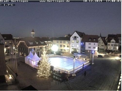 Eisbahn auf dem Rathausplatz